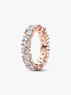 Pandora Alternating Sparkling Band Ring